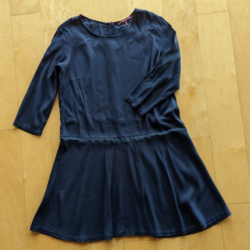 Navy blue Comptoir des Contonniers drop-waist dress
